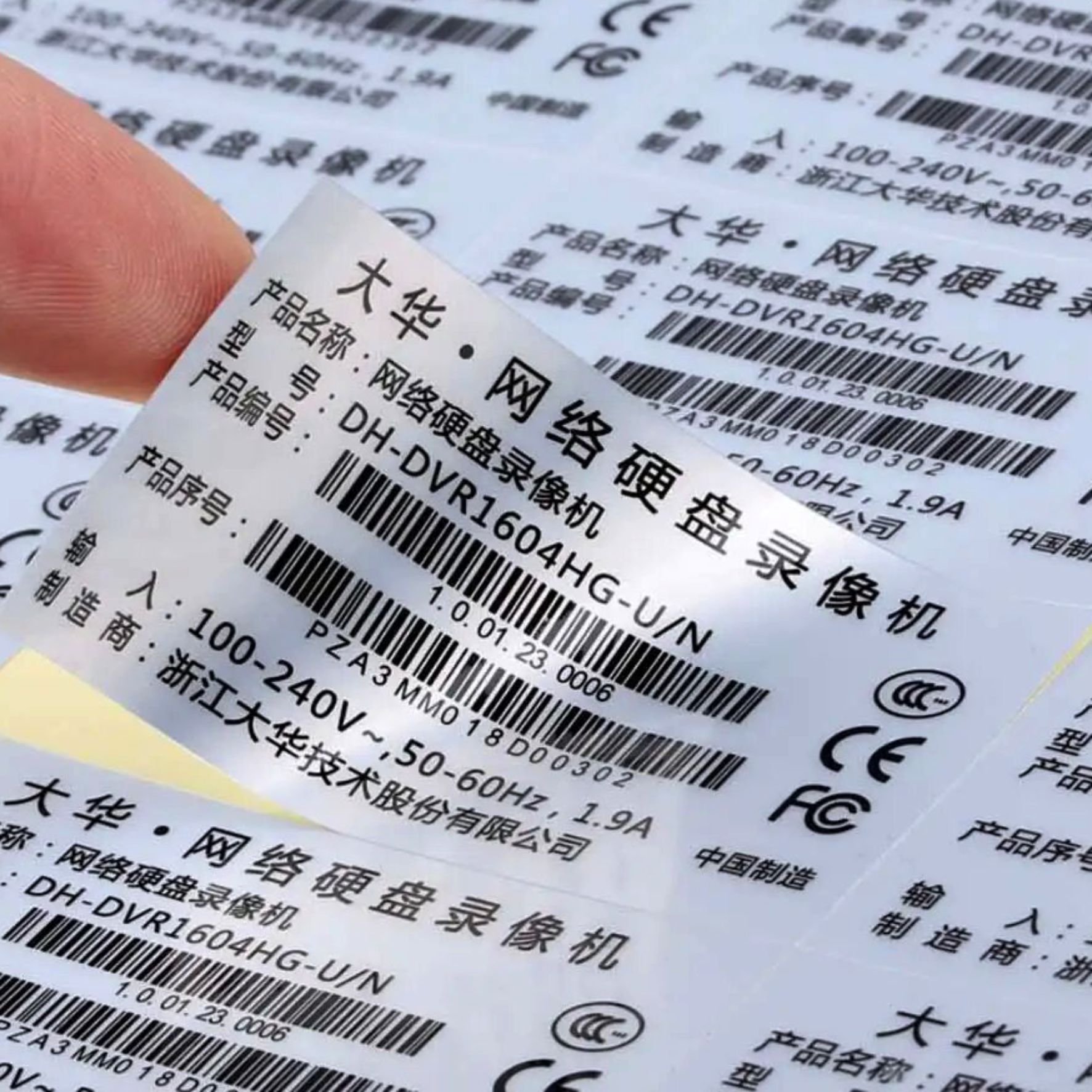 QR code  non-drying sticker